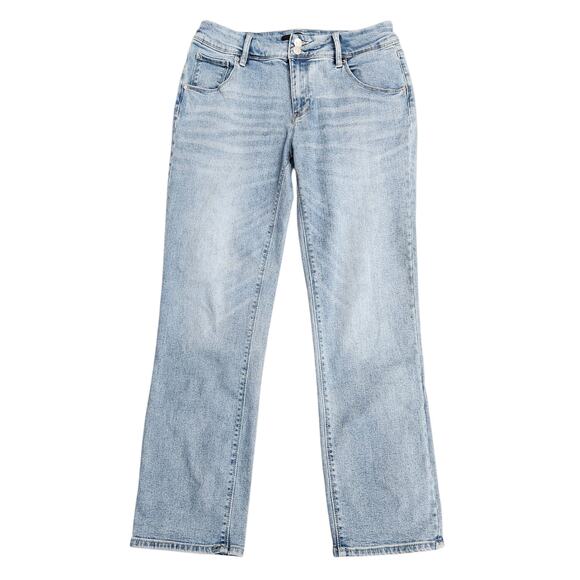 Hudson Women's Straight Leg Jeans Flap Pocket Size 8 Stretch - Picture 3 of 10
